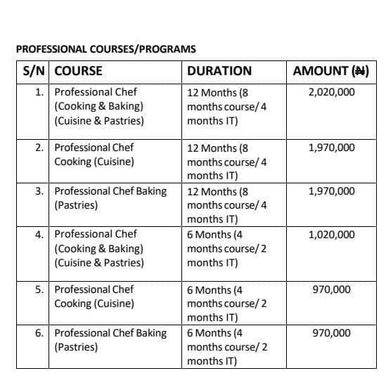 Professional course